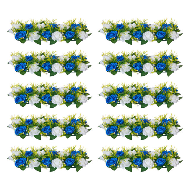 Flower Balls for Wedding Centerpieces Fake Flower Arrangement Blue