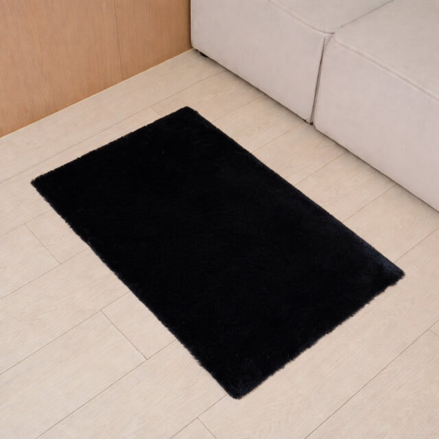 Solid Colour Machine Tufted Indoor / Outdoor Area Rug