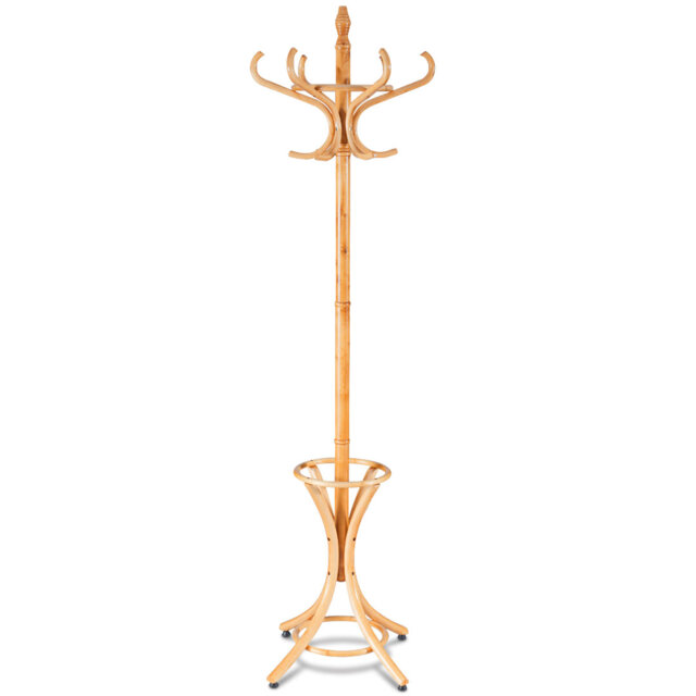 Solid Wood Freestanding Coat Rack