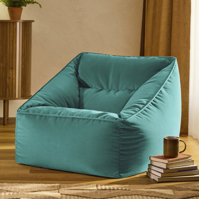 Natalia Velvet Armchair Bean Bag