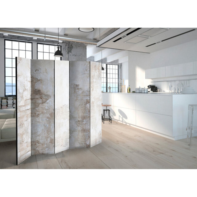 225cm W x 172cm H 5 - Panel One Sided Room Divider Folding Room Divider