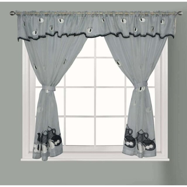 Klatt Semi Sheer Curtain Panel Pair