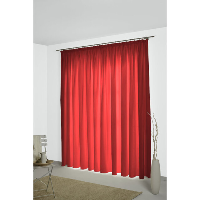 Newbury 67% Polyester And 33% Cotton Room Darkening Single Curtain Panel