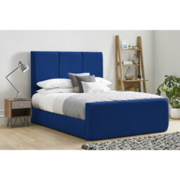 Ledley Kailua Upholstered Bed Frame - Plush Velvet with Headboard and Sprung Slats