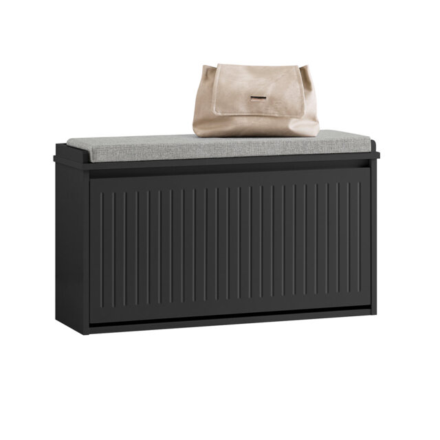 Boehm Polyester Upholstered Storage Bench