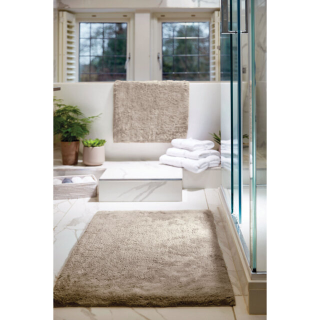 Dithusan Plain Bamboo Bath Mat