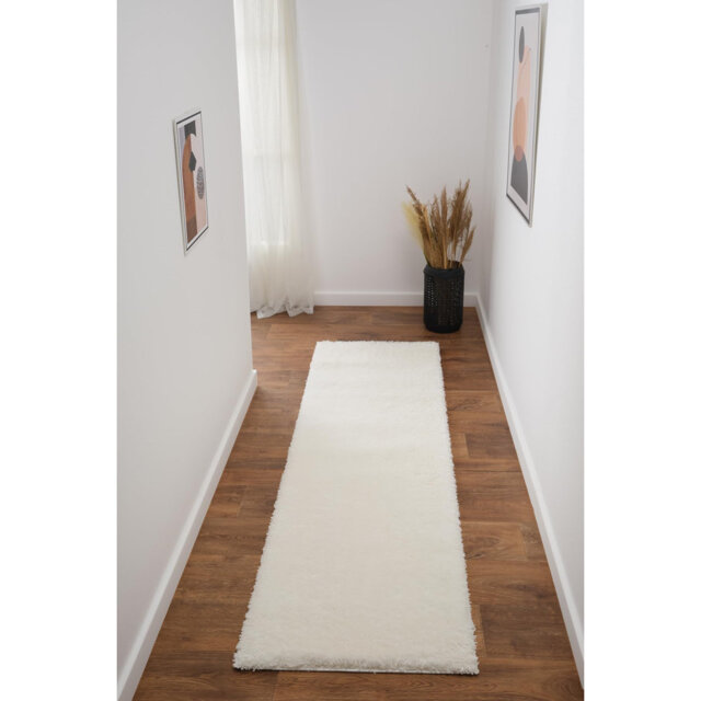 Ruglenza Shaggy Runner Rug - Soft Fluffy Long Hallway Carpet, Non Slip, Easy to Clean, Cozy Stylish Modern Rug