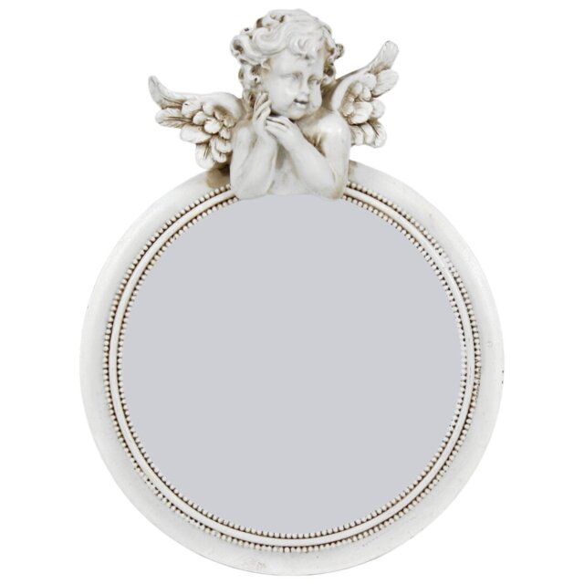 Cherub Flat Wall Mirror