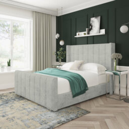 Willow Marble Upholstered Bed Frame