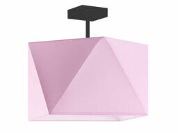 Demarian Fabric Semi Flush Mount