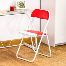 Metal Frame Foldable Desk Chair