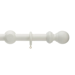 Keswick Wooden Complete Curtain Pole and Hardware Set