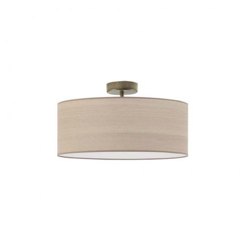 Bishon Fabric Semi Flush Mount