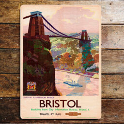 Bristol Clifton Suspension Bridge Metal Wall DÃ©cor