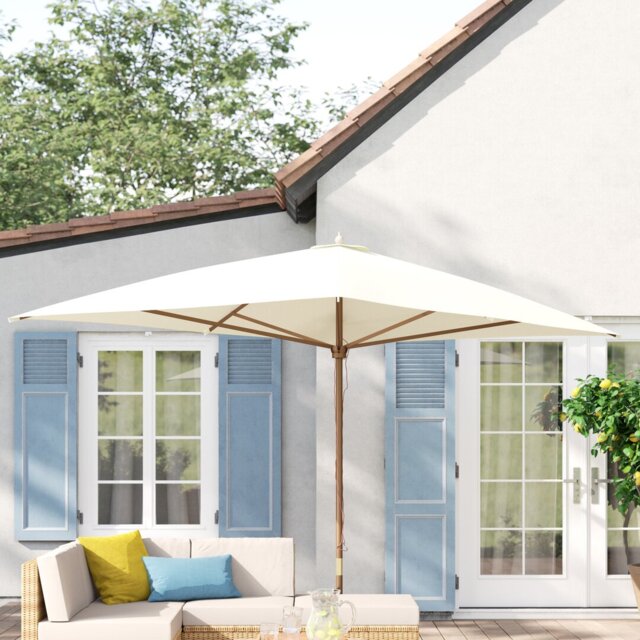 Firenze Rectangular Traditional Parasol
