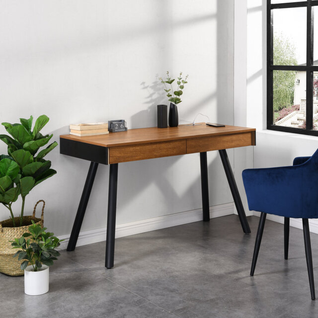 Valero Metal Base Writing Desk