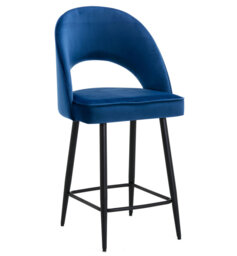 Atka Upholstered Counter Stool with Metal Frame