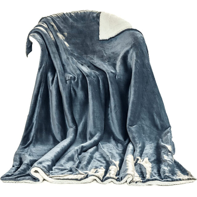 Sherpa Fleece Blanket Throw