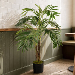 120cm Faux Palm Tree in Pot Liner