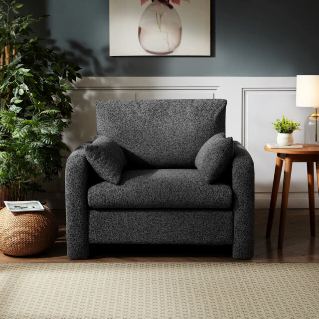 Shorewood Textured Fabric Armchair