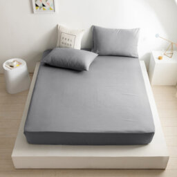 Extra Deep 25cm Bed Sheets Fitted Sheet 100% Poly Cotton