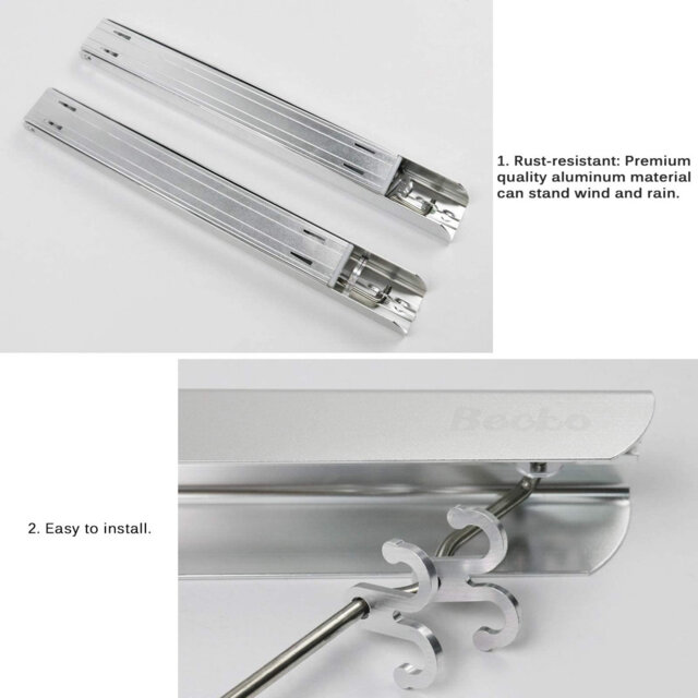 Colista 28cm Wall Mounted Clothes Rack