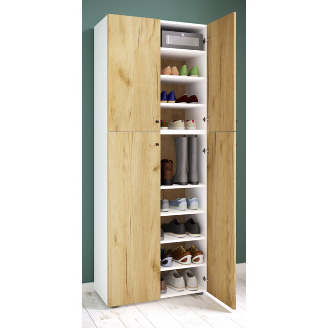 18 Pair Shoe Rack