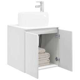 Single Bathroom Vanity with Ceramic Basin