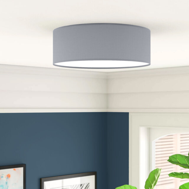 Aida Fabric Flush Mount