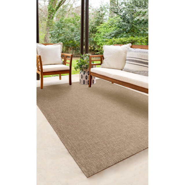 Jute-Look Indoor / Outdoor Area Rug