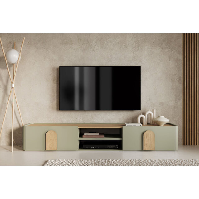 "Sadeen Unfinished TV Stand for TVs up to 77"""