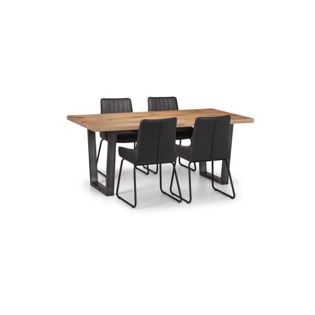 Armor 4 - Person Solid Oak Dining Set