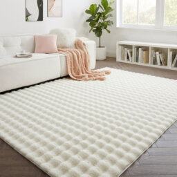 Bubble Design Luxury Area Rugs Soft Decorative Plush Rug for Living Room Bedroom
