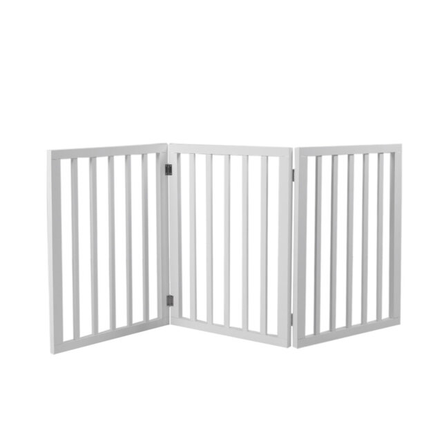 Medium Density Fiberboard (MDF) Free Standing Pet Gate