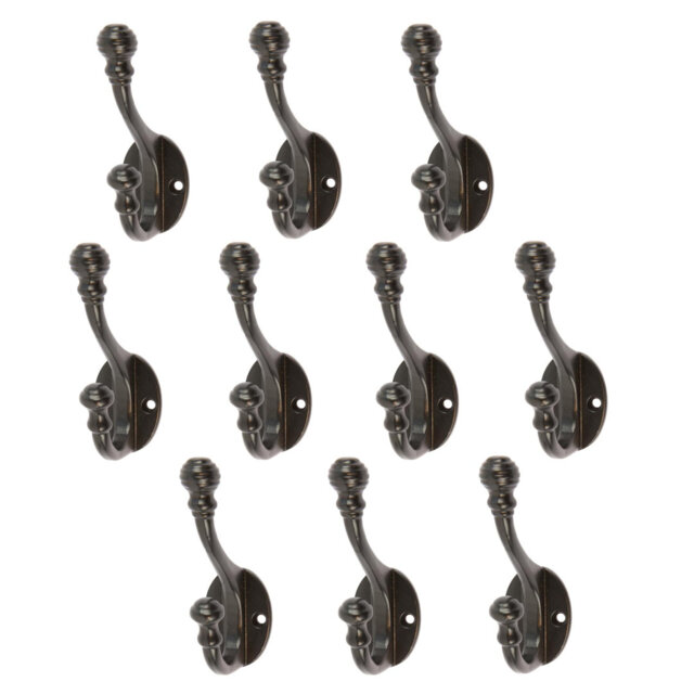 Hammer & Tongs - Ball End Hat & Coat Hook - W30mm x H95mm - Black