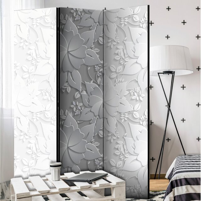Orellana 225cm W x 172cm H Solid Wood Folding Room Divider