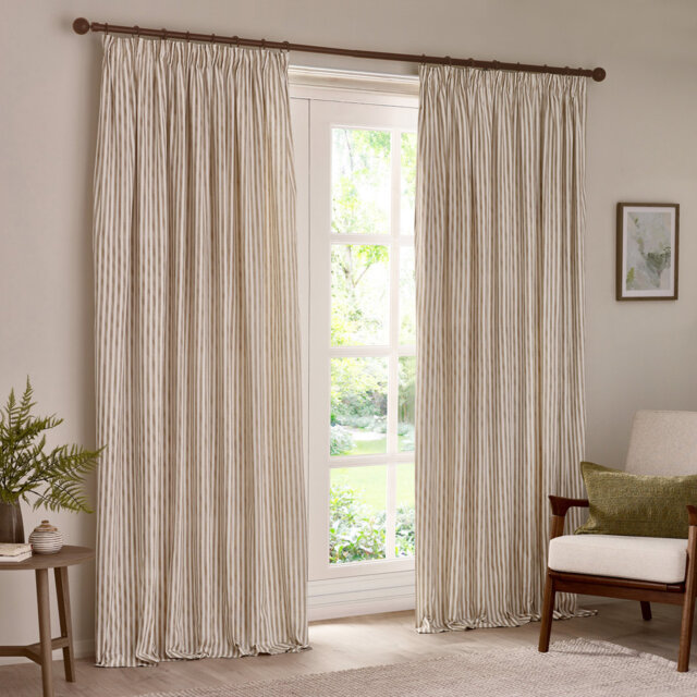 Hebden 100% Cotton Blackout Curtain Panel Pair