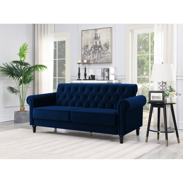Rainsburg 3-Seater Velvety Sofa