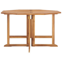 Crenshaw Round Teak Folding Outdoor Dining Table , 120cm cm W 120cm cm D