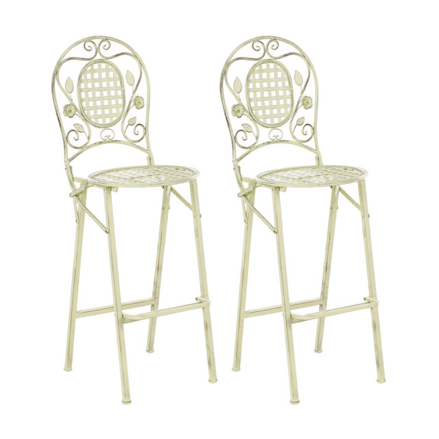 Bivio Iron Outdoor 75cm Bar Stool