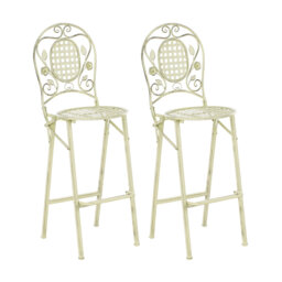 Bivio Iron Outdoor 75cm Bar Stool