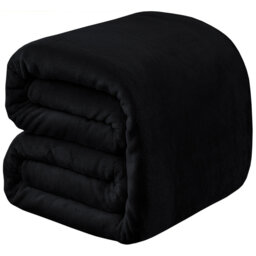 Soft & Cozy Faux Fur Reversible Fleece Throw Blanket