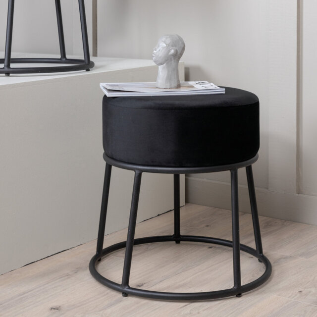 Horst 45.5cm Wide Round Ottoman