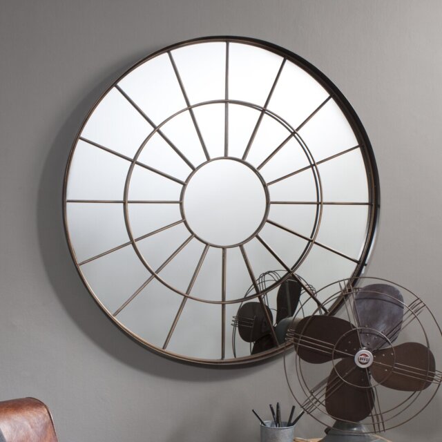 Brenda Metal Flat Wall Mirror