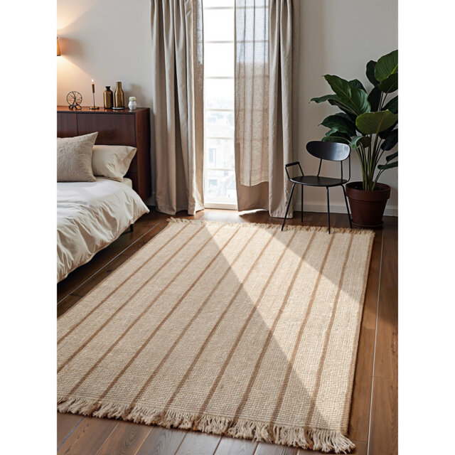 Elle Decoration Sierra - Jute Rug, Natural Rug for Living room, Bedroom, Diningroom