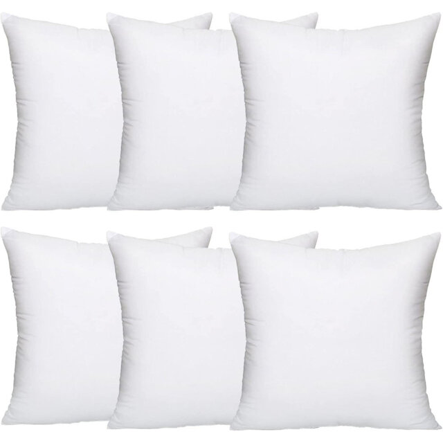 White Square Cushion