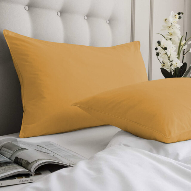 Super Soft Microfiber Housewife Pillowcase Set Of 2, Easy-Care Bedding