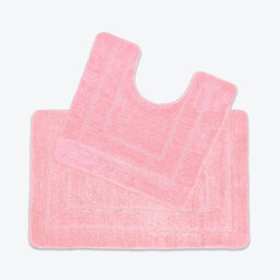 Josie 2 Piece Bath Mat and Pedestal Mat Set