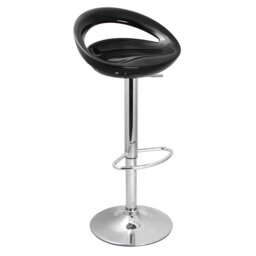 Basham Swivel Adjustable Height Counter Stool with Metal Frame