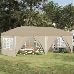 Vidaxl Pop-Up Party Tent 210D Oxford With Sliver Coating Event Shelter Gazebo